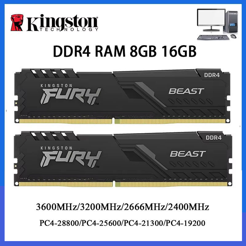 Ddr4 2400Mhz - ذاكرة DDR4 كينجستون بيست بتردد 3200