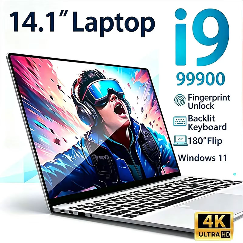 Ddr4 Laptop Ram - كمبيوتر محمول بشاشة 14.1 بوصة، معالج