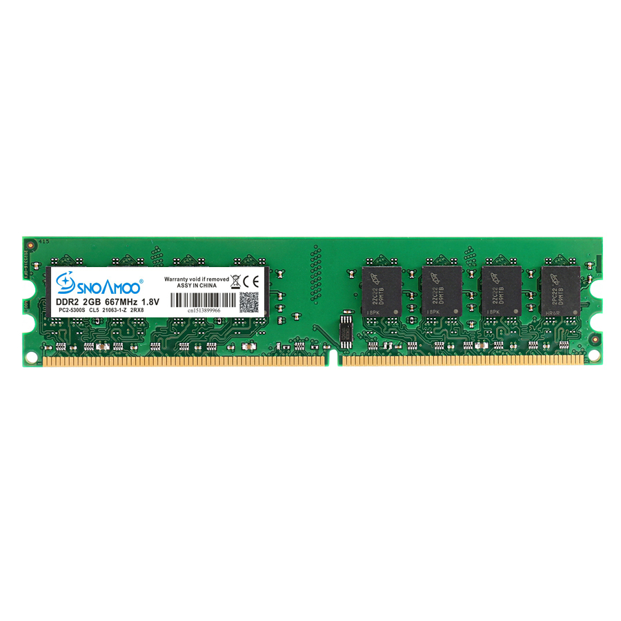 SNOAMOO كمبيوتر مكتبي RAMs DDR - مراجعة Ddr2 Ram وسعره