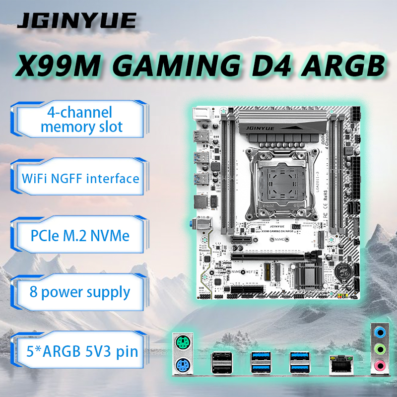 لوحة أم JGINYUE X99 من نوع LGA - مراجعة Ecc Ram Server وسعره