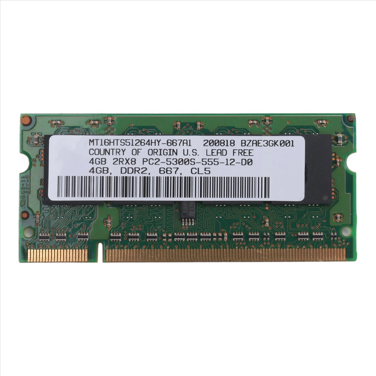 ذاكرة رام للكمبيوتر المحمول AB - مراجعة Ddr2 Ram وسعره