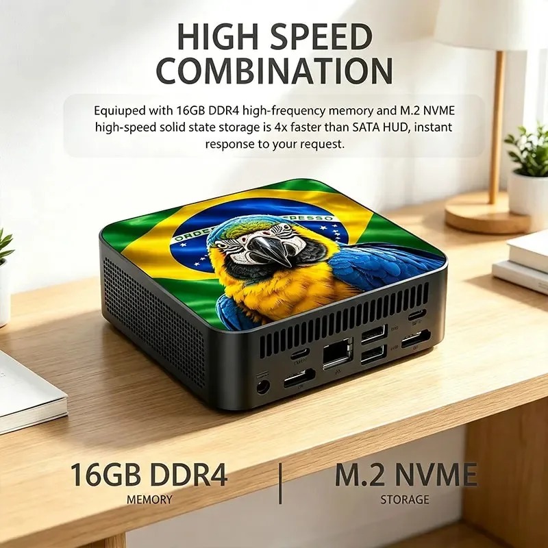 كمبيوتر صغير جديد وقوي بمعالج  - مراجعة Ddr4 16Gb وسعره