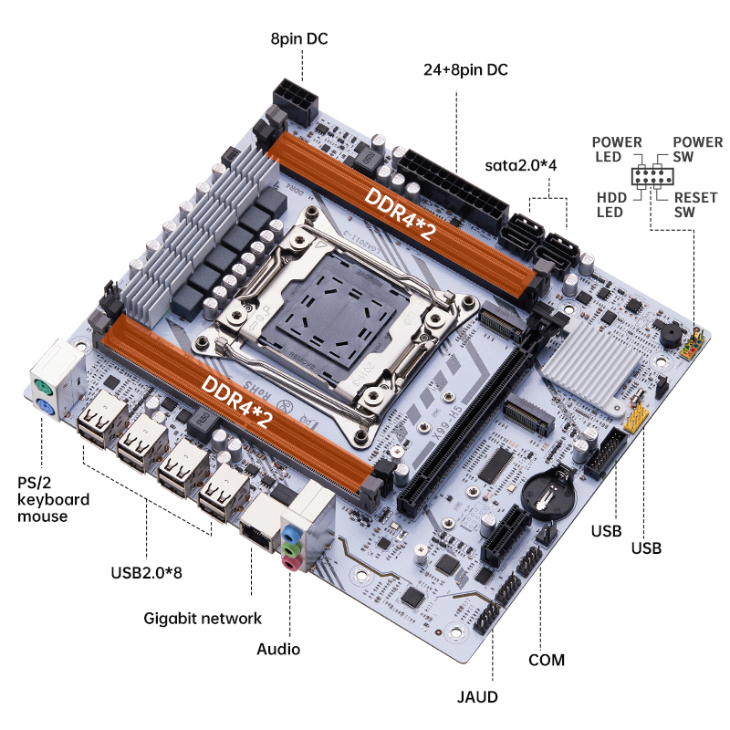 لوحة أم QIYIDA X99 LGA2011 3 م - مراجعة Server Memory Ddr4 وسعره