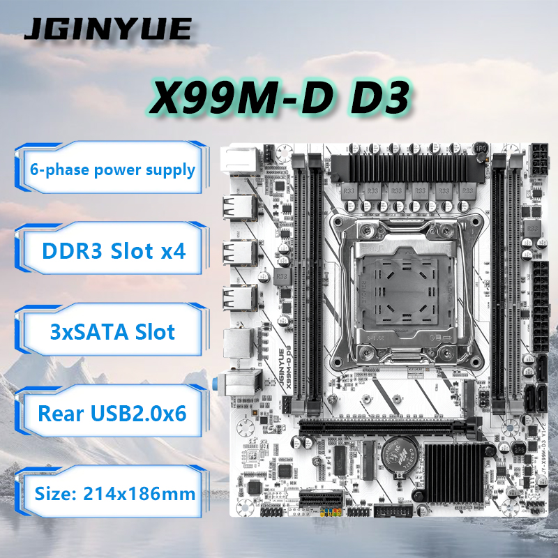 لوحة أم JGINYUE X99 LGA2011-3  - مراجعة Ecc Ram Server وسعره