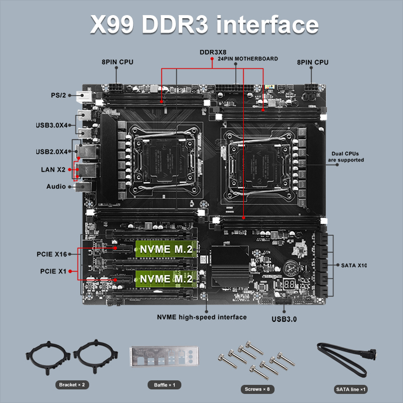 X99 ثنائي المقبس وحدة المعالجة - مراجعة Ecc Ram Server وسعره